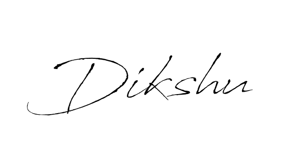 Create a beautiful signature design for name Dikshu. With this signature (Antro_Vectra) fonts, you can make a handwritten signature for free. Dikshu signature style 6 images and pictures png