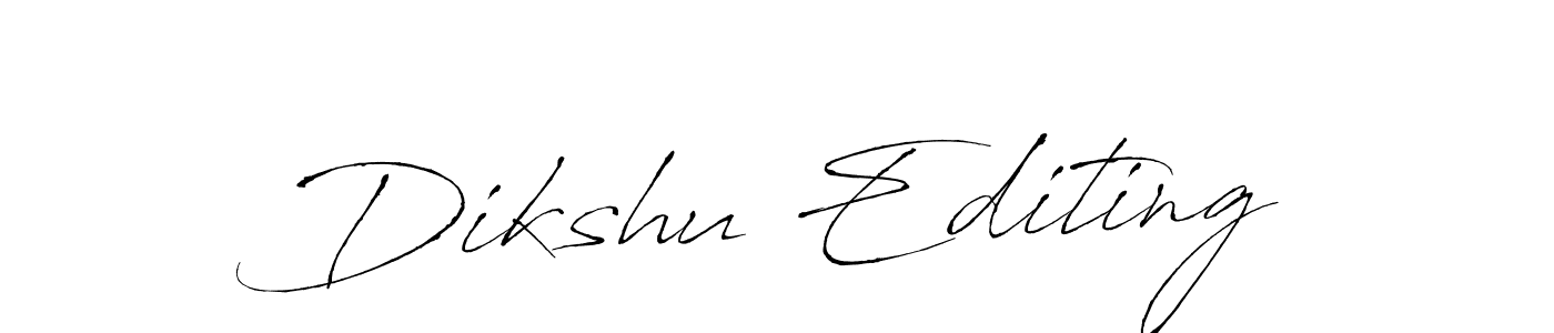 How to Draw Dikshu Editing signature style? Antro_Vectra is a latest design signature styles for name Dikshu Editing. Dikshu Editing signature style 6 images and pictures png