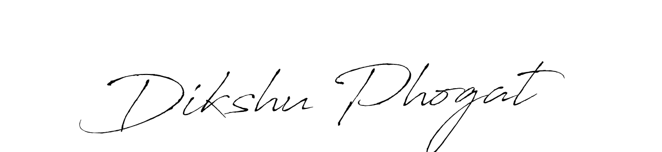 Use a signature maker to create a handwritten signature online. With this signature software, you can design (Antro_Vectra) your own signature for name Dikshu Phogat. Dikshu Phogat signature style 6 images and pictures png