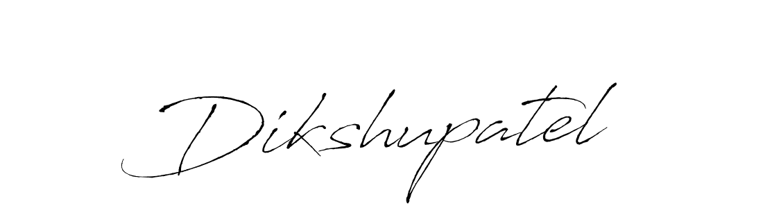 Also we have Dikshupatel name is the best signature style. Create professional handwritten signature collection using Antro_Vectra autograph style. Dikshupatel signature style 6 images and pictures png