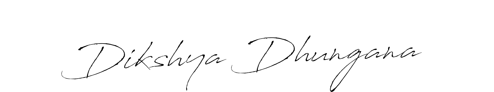 Also we have Dikshya Dhungana name is the best signature style. Create professional handwritten signature collection using Antro_Vectra autograph style. Dikshya Dhungana signature style 6 images and pictures png