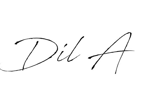 It looks lik you need a new signature style for name Dil A. Design unique handwritten (Antro_Vectra) signature with our free signature maker in just a few clicks. Dil A signature style 6 images and pictures png