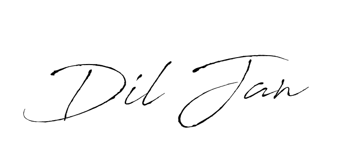 Once you've used our free online signature maker to create your best signature Antro_Vectra style, it's time to enjoy all of the benefits that Dil Jan name signing documents. Dil Jan signature style 6 images and pictures png