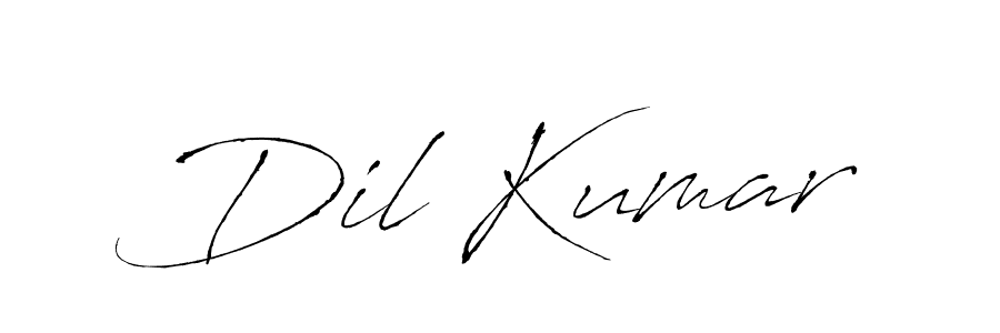 Create a beautiful signature design for name Dil Kumar. With this signature (Antro_Vectra) fonts, you can make a handwritten signature for free. Dil Kumar signature style 6 images and pictures png