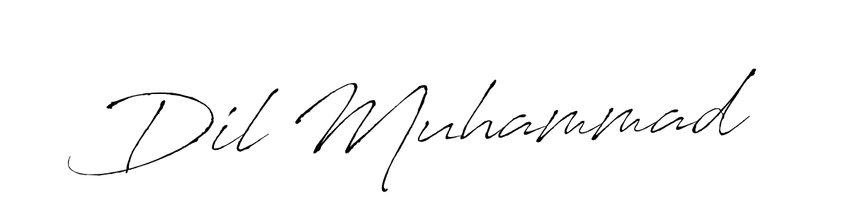 How to make Dil Muhammad name signature. Use Antro_Vectra style for creating short signs online. This is the latest handwritten sign. Dil Muhammad signature style 6 images and pictures png
