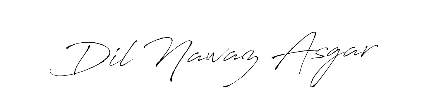 Antro_Vectra is a professional signature style that is perfect for those who want to add a touch of class to their signature. It is also a great choice for those who want to make their signature more unique. Get Dil Nawaz Asgar name to fancy signature for free. Dil Nawaz Asgar signature style 6 images and pictures png