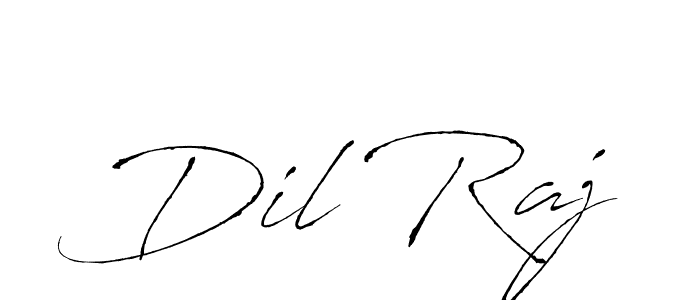 Antro_Vectra is a professional signature style that is perfect for those who want to add a touch of class to their signature. It is also a great choice for those who want to make their signature more unique. Get Dil Raj name to fancy signature for free. Dil Raj signature style 6 images and pictures png
