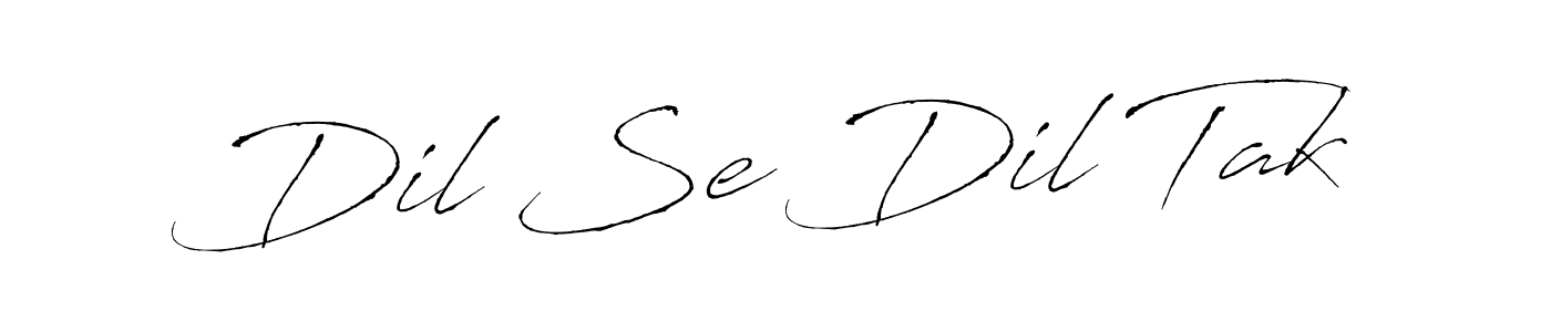 See photos of Dil Se Dil Tak official signature by Spectra . Check more albums & portfolios. Read reviews & check more about Antro_Vectra font. Dil Se Dil Tak signature style 6 images and pictures png