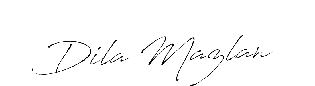 Make a beautiful signature design for name Dila Mazlan. Use this online signature maker to create a handwritten signature for free. Dila Mazlan signature style 6 images and pictures png