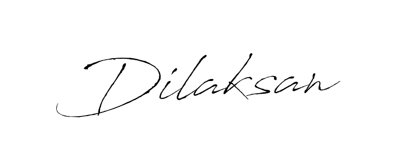 Create a beautiful signature design for name Dilaksan. With this signature (Antro_Vectra) fonts, you can make a handwritten signature for free. Dilaksan signature style 6 images and pictures png