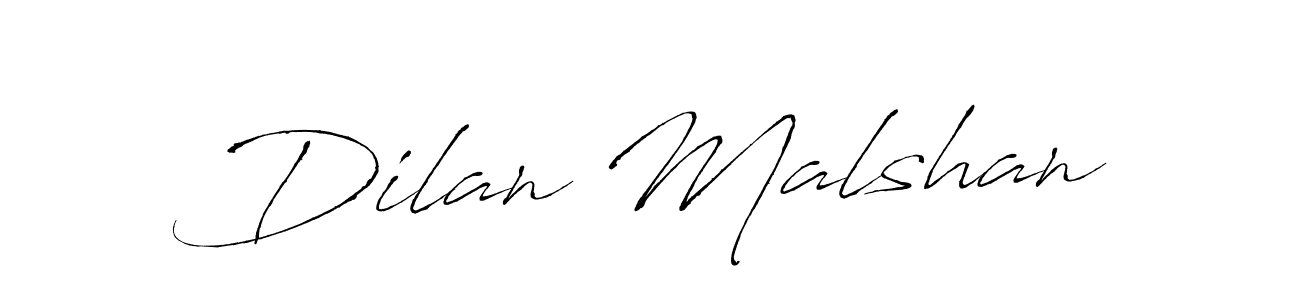 Create a beautiful signature design for name Dilan Malshan. With this signature (Antro_Vectra) fonts, you can make a handwritten signature for free. Dilan Malshan signature style 6 images and pictures png