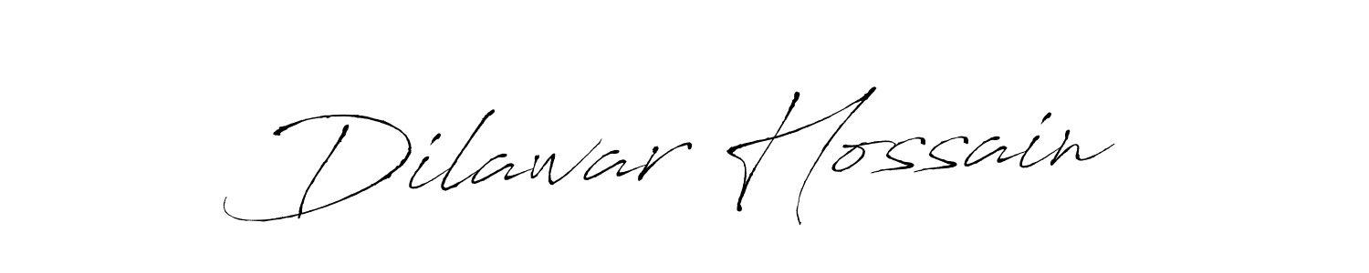 Make a beautiful signature design for name Dilawar Hossain. With this signature (Antro_Vectra) style, you can create a handwritten signature for free. Dilawar Hossain signature style 6 images and pictures png