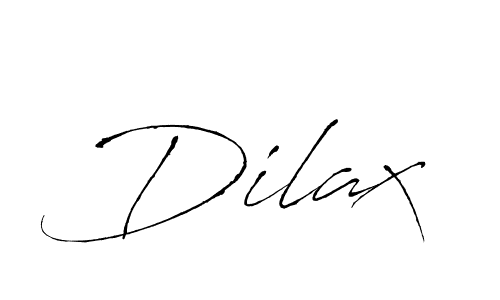 Antro_Vectra is a professional signature style that is perfect for those who want to add a touch of class to their signature. It is also a great choice for those who want to make their signature more unique. Get Dilax name to fancy signature for free. Dilax signature style 6 images and pictures png