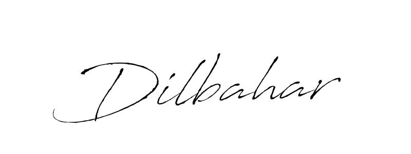 Make a beautiful signature design for name Dilbahar. With this signature (Antro_Vectra) style, you can create a handwritten signature for free. Dilbahar signature style 6 images and pictures png