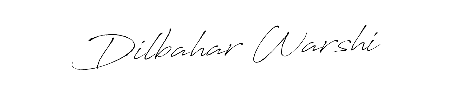 if you are searching for the best signature style for your name Dilbahar Warshi. so please give up your signature search. here we have designed multiple signature styles  using Antro_Vectra. Dilbahar Warshi signature style 6 images and pictures png