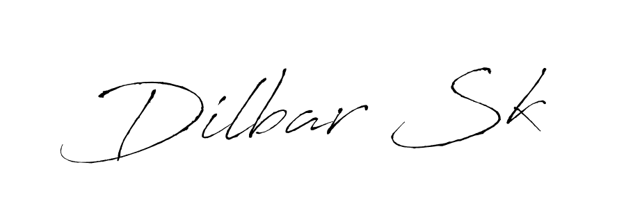 Create a beautiful signature design for name Dilbar Sk. With this signature (Antro_Vectra) fonts, you can make a handwritten signature for free. Dilbar Sk signature style 6 images and pictures png