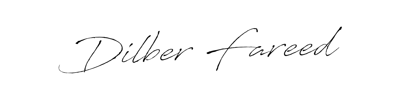 Create a beautiful signature design for name Dilber Fareed. With this signature (Antro_Vectra) fonts, you can make a handwritten signature for free. Dilber Fareed signature style 6 images and pictures png