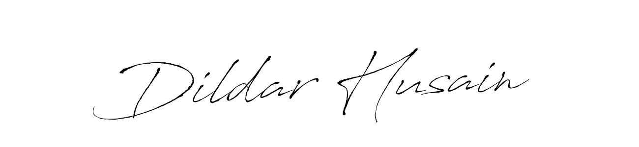 Design your own signature with our free online signature maker. With this signature software, you can create a handwritten (Antro_Vectra) signature for name Dildar Husain. Dildar Husain signature style 6 images and pictures png