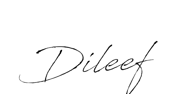 Use a signature maker to create a handwritten signature online. With this signature software, you can design (Antro_Vectra) your own signature for name Dileef. Dileef signature style 6 images and pictures png