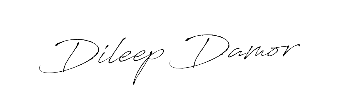 How to make Dileep Damor signature? Antro_Vectra is a professional autograph style. Create handwritten signature for Dileep Damor name. Dileep Damor signature style 6 images and pictures png