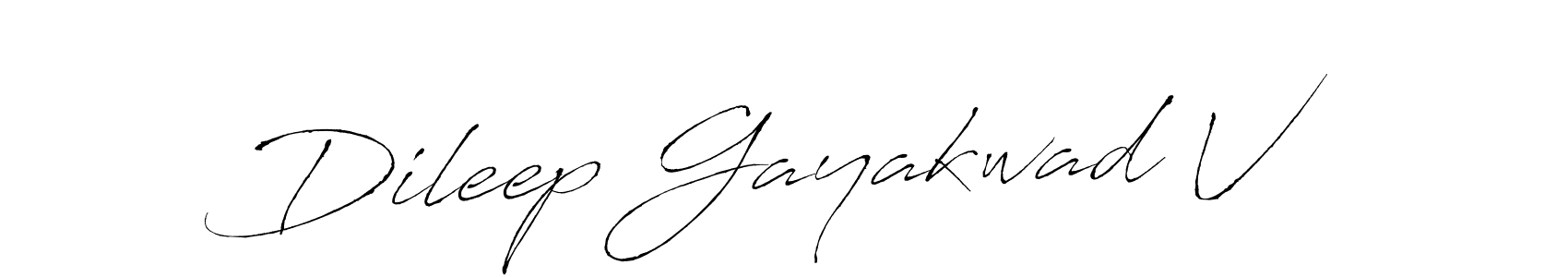 Once you've used our free online signature maker to create your best signature Antro_Vectra style, it's time to enjoy all of the benefits that Dileep Gayakwad V name signing documents. Dileep Gayakwad V signature style 6 images and pictures png
