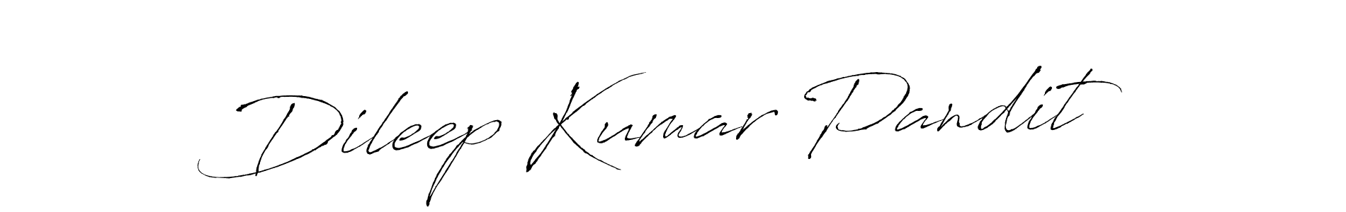 Design your own signature with our free online signature maker. With this signature software, you can create a handwritten (Antro_Vectra) signature for name Dileep Kumar Pandit. Dileep Kumar Pandit signature style 6 images and pictures png