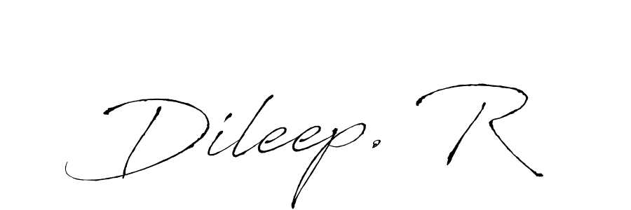 Design your own signature with our free online signature maker. With this signature software, you can create a handwritten (Antro_Vectra) signature for name Dileep. R. Dileep. R signature style 6 images and pictures png