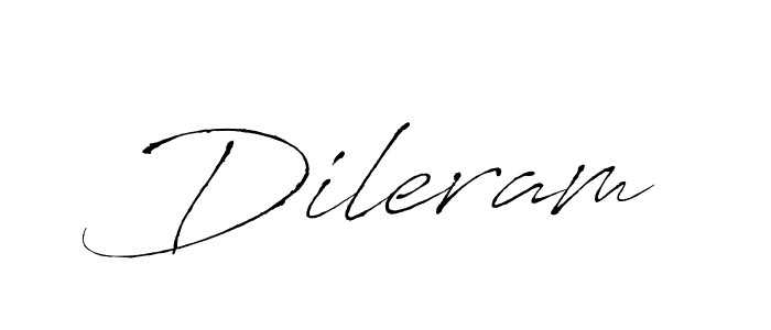 Use a signature maker to create a handwritten signature online. With this signature software, you can design (Antro_Vectra) your own signature for name Dileram. Dileram signature style 6 images and pictures png