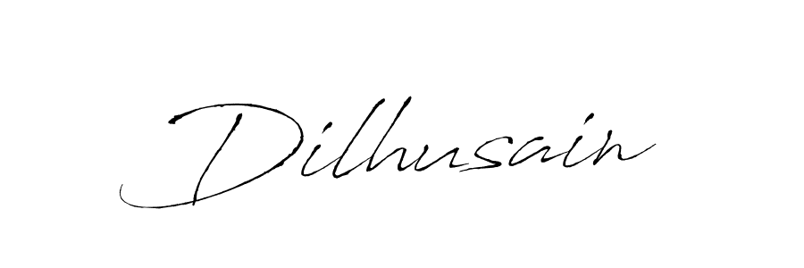 How to make Dilhusain signature? Antro_Vectra is a professional autograph style. Create handwritten signature for Dilhusain name. Dilhusain signature style 6 images and pictures png