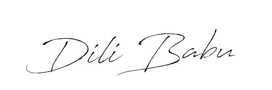 Once you've used our free online signature maker to create your best signature Antro_Vectra style, it's time to enjoy all of the benefits that Dili Babu name signing documents. Dili Babu signature style 6 images and pictures png