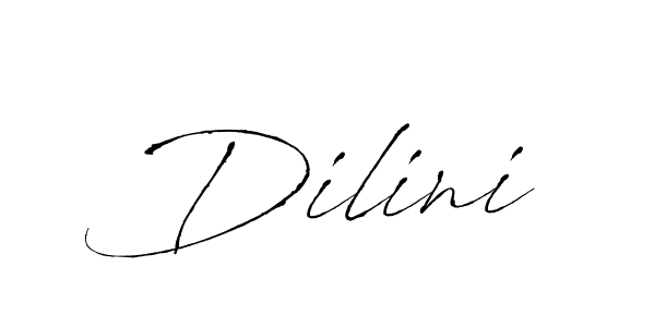 How to make Dilini signature? Antro_Vectra is a professional autograph style. Create handwritten signature for Dilini name. Dilini signature style 6 images and pictures png