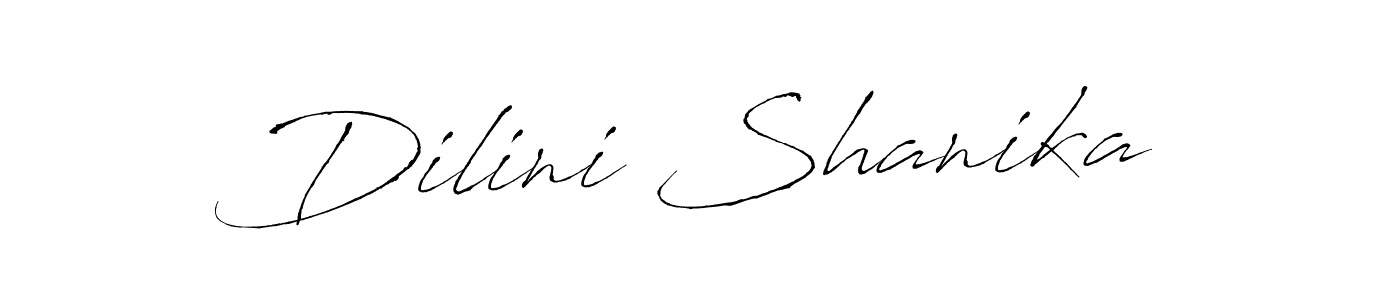 This is the best signature style for the Dilini Shanika name. Also you like these signature font (Antro_Vectra). Mix name signature. Dilini Shanika signature style 6 images and pictures png