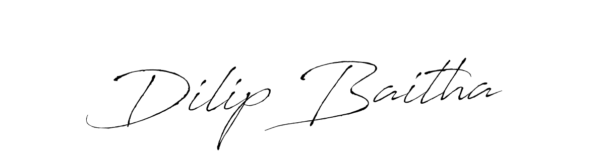 Make a beautiful signature design for name Dilip Baitha. Use this online signature maker to create a handwritten signature for free. Dilip Baitha signature style 6 images and pictures png