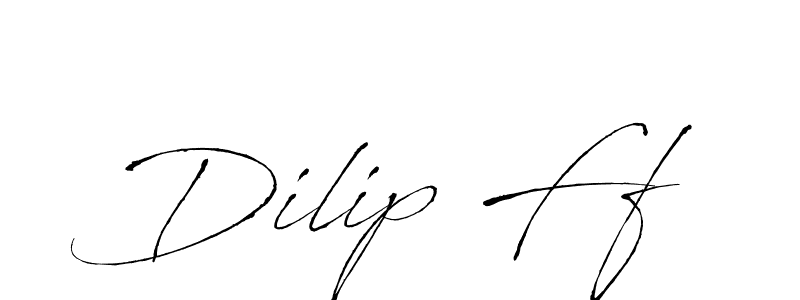 Antro_Vectra is a professional signature style that is perfect for those who want to add a touch of class to their signature. It is also a great choice for those who want to make their signature more unique. Get Dilip Ff name to fancy signature for free. Dilip Ff signature style 6 images and pictures png