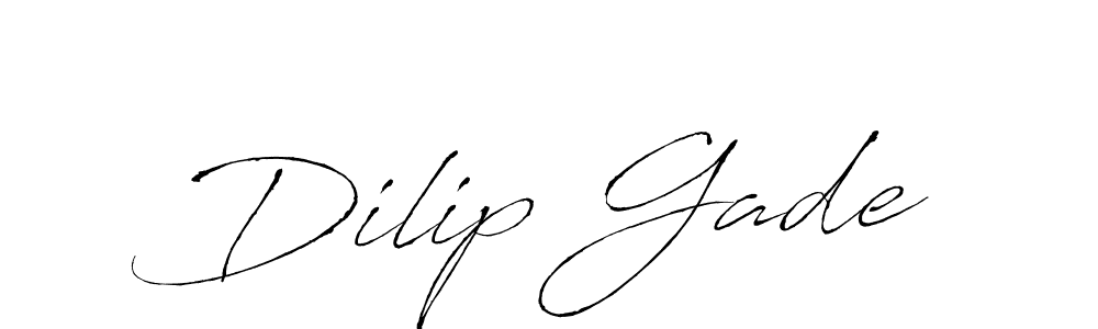 Also You can easily find your signature by using the search form. We will create Dilip Gade name handwritten signature images for you free of cost using Antro_Vectra sign style. Dilip Gade signature style 6 images and pictures png