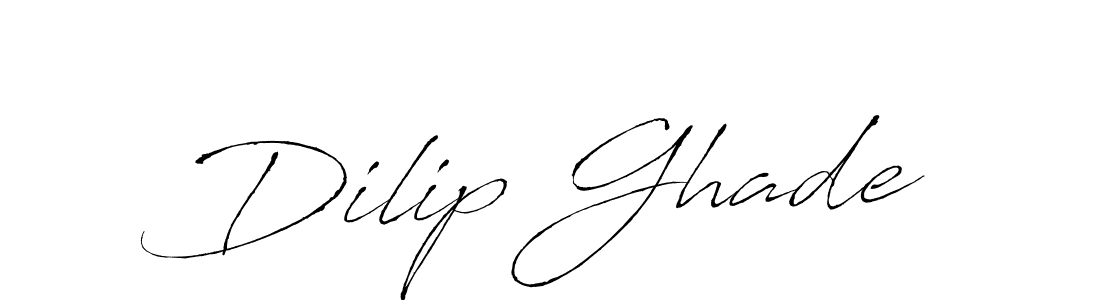 Make a beautiful signature design for name Dilip Ghade. With this signature (Antro_Vectra) style, you can create a handwritten signature for free. Dilip Ghade signature style 6 images and pictures png