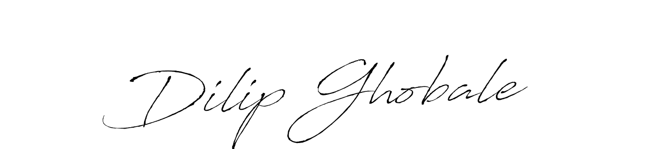 How to make Dilip Ghobale signature? Antro_Vectra is a professional autograph style. Create handwritten signature for Dilip Ghobale name. Dilip Ghobale signature style 6 images and pictures png