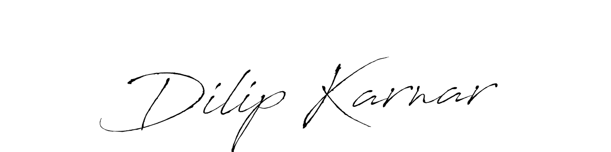 You should practise on your own different ways (Antro_Vectra) to write your name (Dilip Karnar) in signature. don't let someone else do it for you. Dilip Karnar signature style 6 images and pictures png