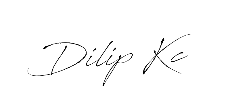 You should practise on your own different ways (Antro_Vectra) to write your name (Dilip Kc) in signature. don't let someone else do it for you. Dilip Kc signature style 6 images and pictures png