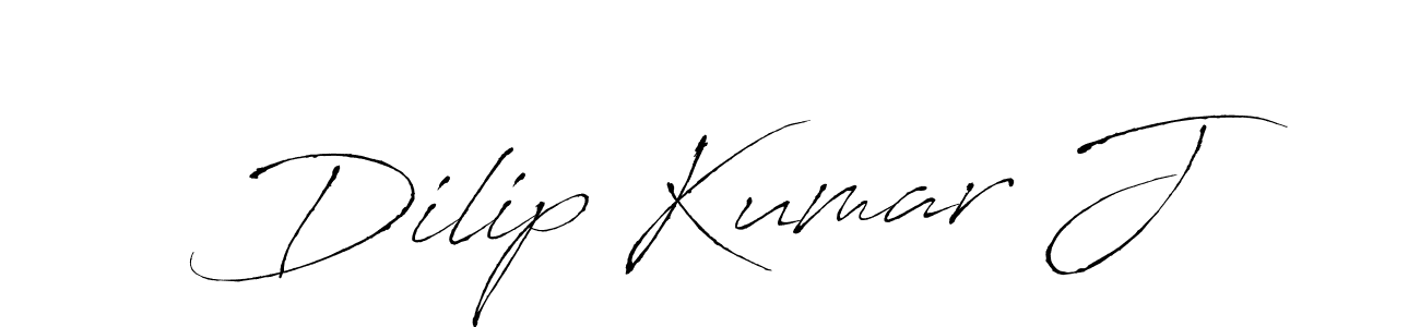 The best way (Antro_Vectra) to make a short signature is to pick only two or three words in your name. The name Dilip Kumar J include a total of six letters. For converting this name. Dilip Kumar J signature style 6 images and pictures png