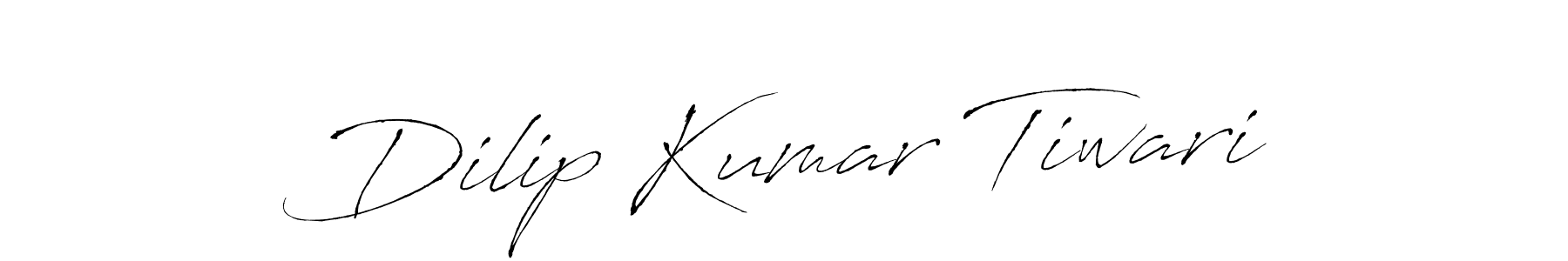 How to make Dilip Kumar Tiwari name signature. Use Antro_Vectra style for creating short signs online. This is the latest handwritten sign. Dilip Kumar Tiwari signature style 6 images and pictures png