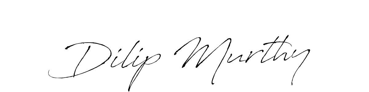 How to make Dilip Murthy signature? Antro_Vectra is a professional autograph style. Create handwritten signature for Dilip Murthy name. Dilip Murthy signature style 6 images and pictures png