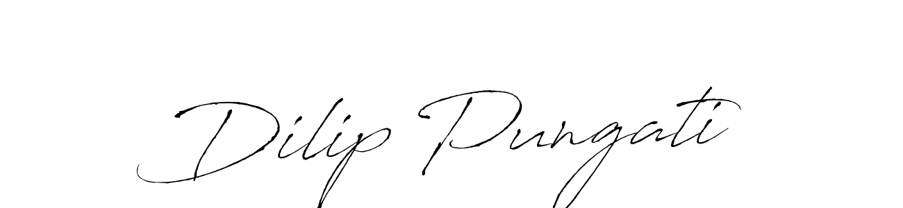 if you are searching for the best signature style for your name Dilip Pungati. so please give up your signature search. here we have designed multiple signature styles  using Antro_Vectra. Dilip Pungati signature style 6 images and pictures png