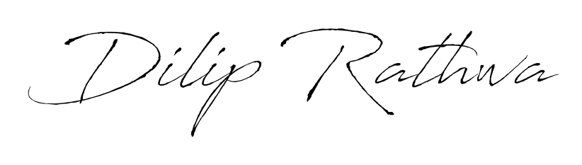 Master the art of signing with Dilip Rathwa written in fluent Antro_Vectra script. A great template to practice and refine your handwriting. Dilip Rathwa signature style 6 images and pictures png