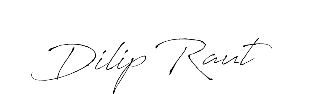How to make Dilip Raut signature? Antro_Vectra is a professional autograph style. Create handwritten signature for Dilip Raut name. Dilip Raut signature style 6 images and pictures png