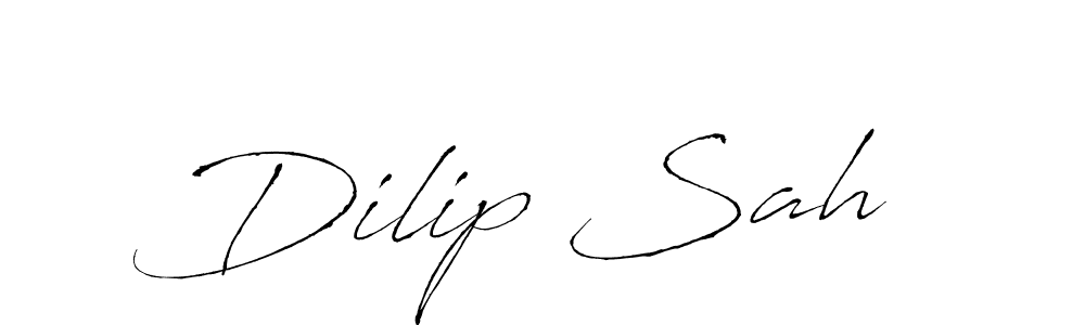 Design your own signature with our free online signature maker. With this signature software, you can create a handwritten (Antro_Vectra) signature for name Dilip Sah . Dilip Sah  signature style 6 images and pictures png
