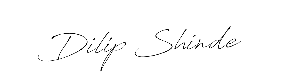 Dilip Shinde stylish signature style. Best Handwritten Sign (Antro_Vectra) for my name. Handwritten Signature Collection Ideas for my name Dilip Shinde. Dilip Shinde signature style 6 images and pictures png