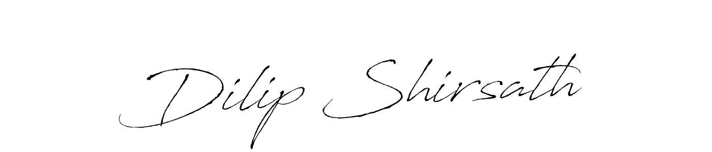 Also we have Dilip Shirsath name is the best signature style. Create professional handwritten signature collection using Antro_Vectra autograph style. Dilip Shirsath signature style 6 images and pictures png