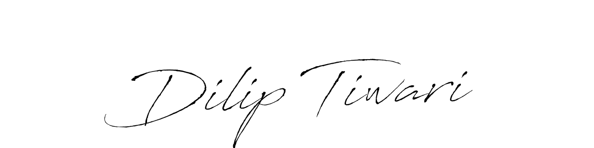 How to make Dilip Tiwari name signature. Use Antro_Vectra style for creating short signs online. This is the latest handwritten sign. Dilip Tiwari signature style 6 images and pictures png