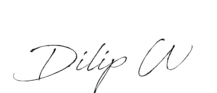 Make a beautiful signature design for name Dilip W. Use this online signature maker to create a handwritten signature for free. Dilip W signature style 6 images and pictures png